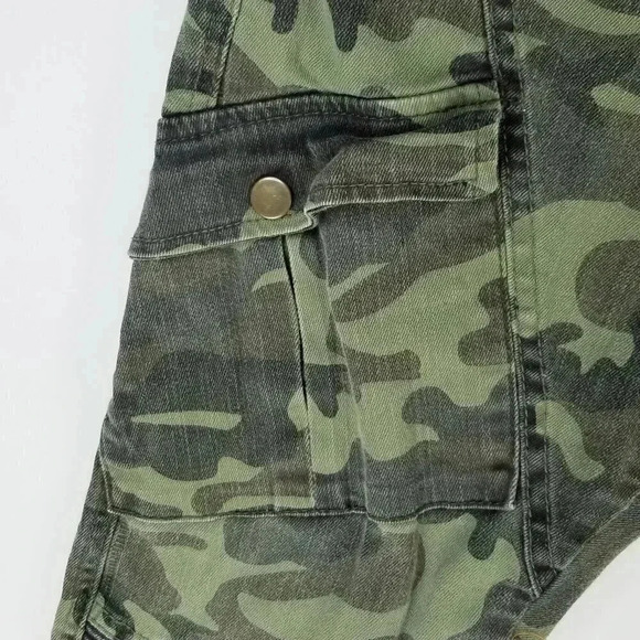 Biepa Paris 33X29 Men's Snap Pocket Jogger Style Logo Camo Denim Fashion Jeans - Picture 6 of 10